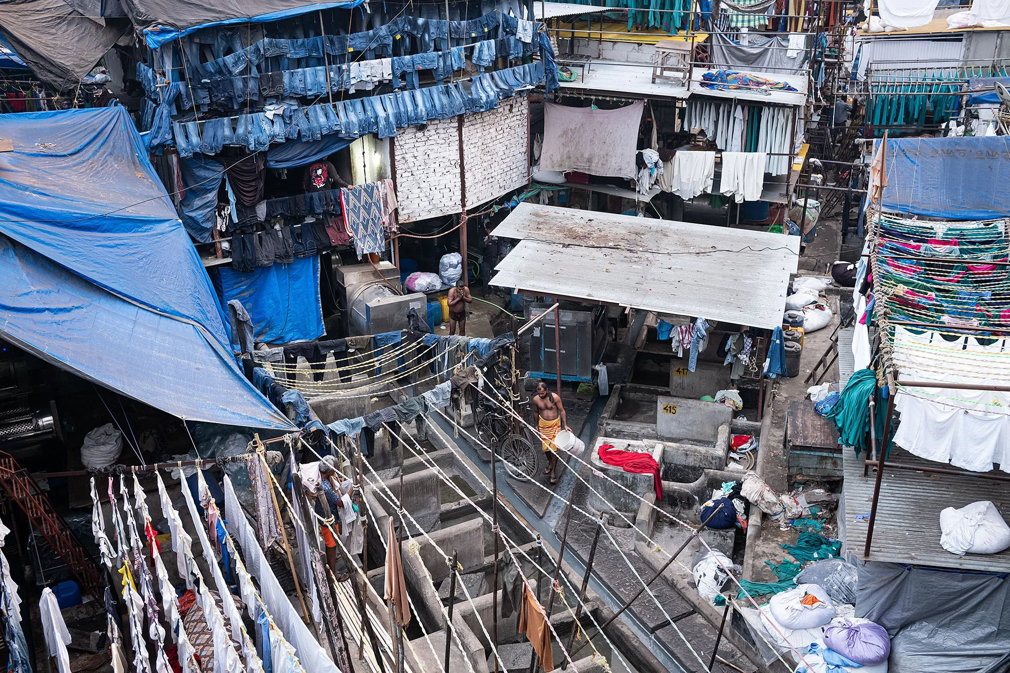Dhobi Ghat Viewing Deck. Mumbai, India.