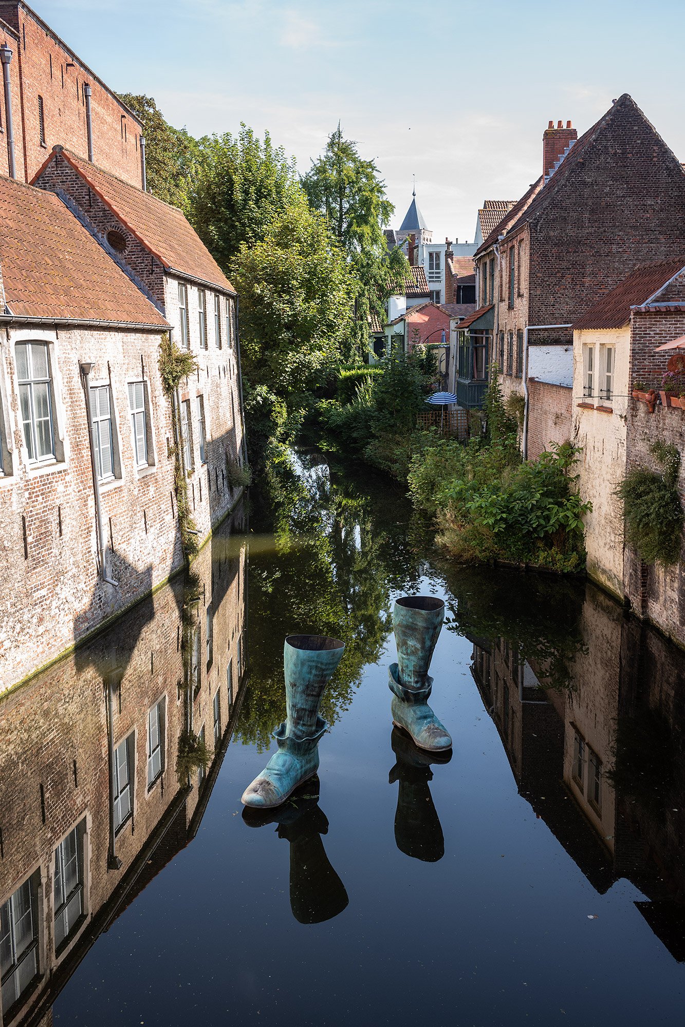 Boots. Bruges, Belgium.