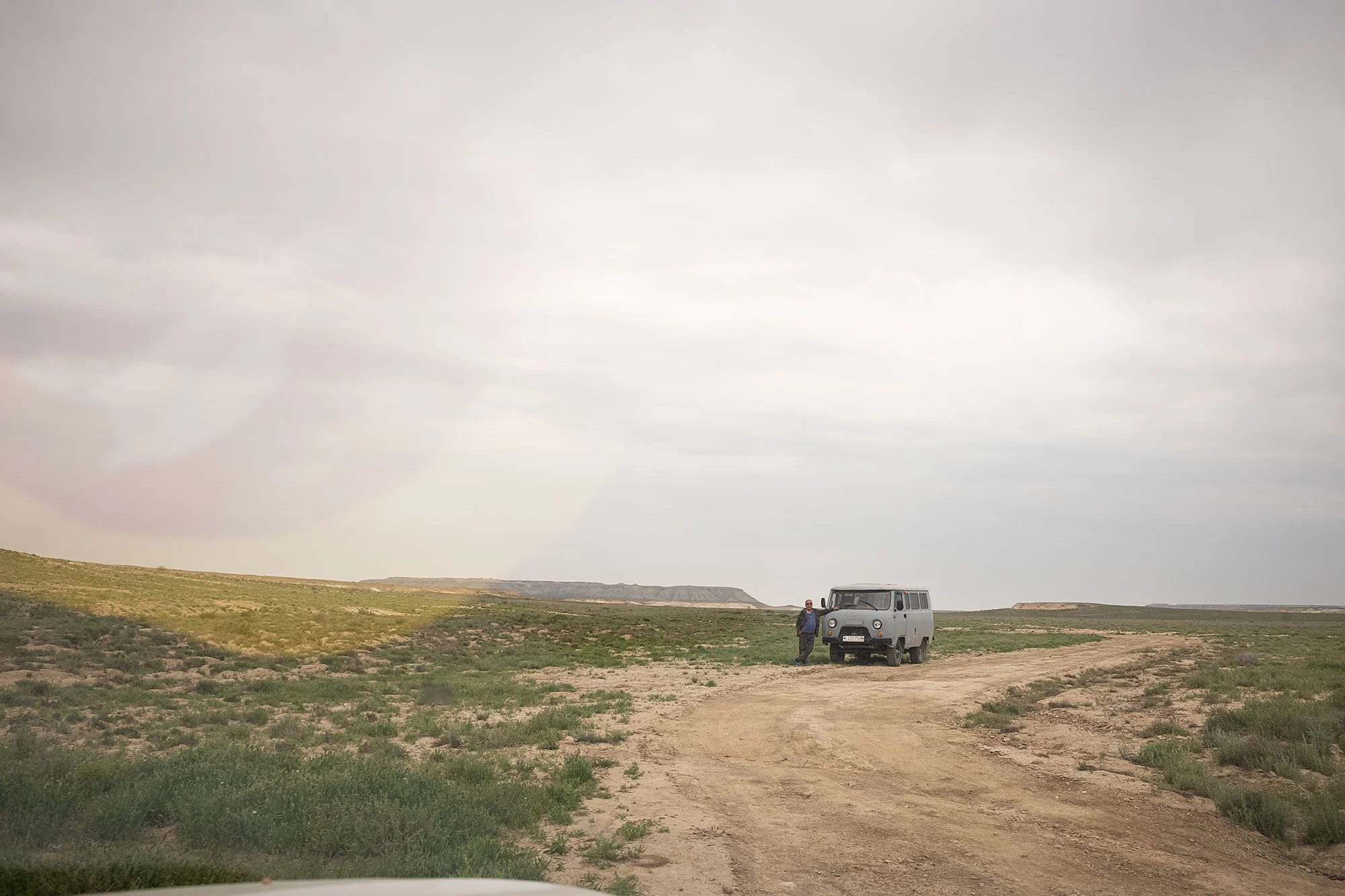 Bozzhyra Valley located on the Ustyurt Plateau in the Mangystau region of Kazakhstan