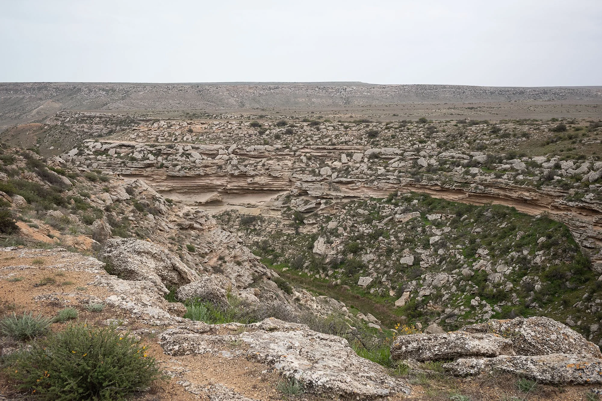 Tamshaly Canyon. Mangistau, Kazakhstah.