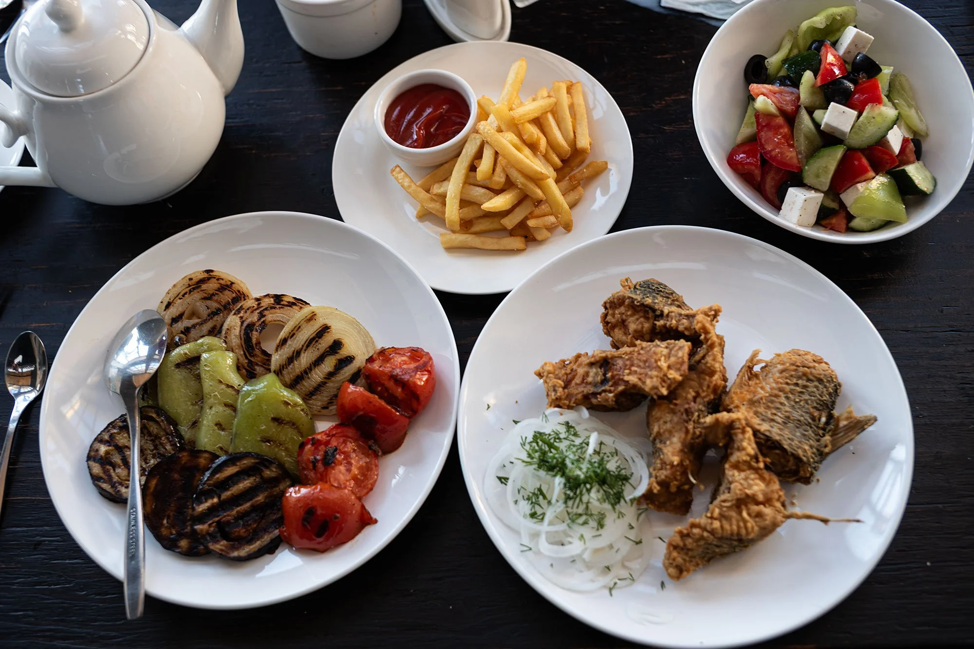 Dinner. Sartas. Mangystau, Kazakhstan.