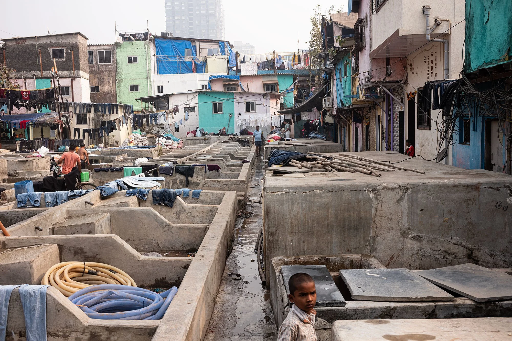 Dhobi Ghat. Mumbai, India.