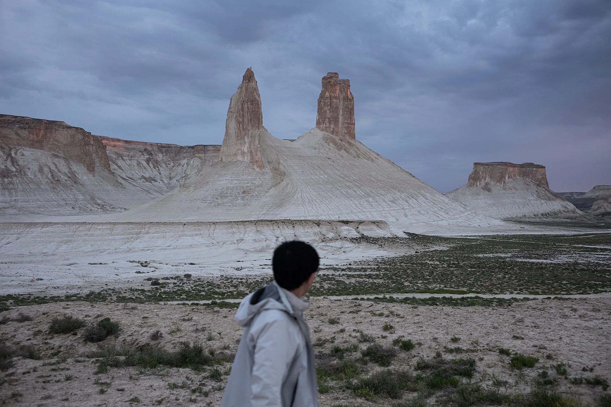 Bozzhyra Valley located on the Ustyurt Plateau in the Mangystau region of Kazakhstan