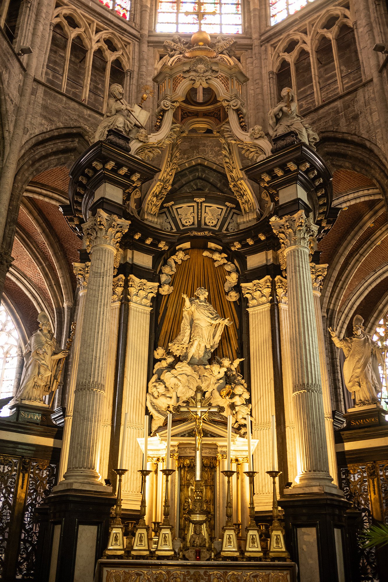 Saint Bavo's Cathedral. Ghent, Belgium.