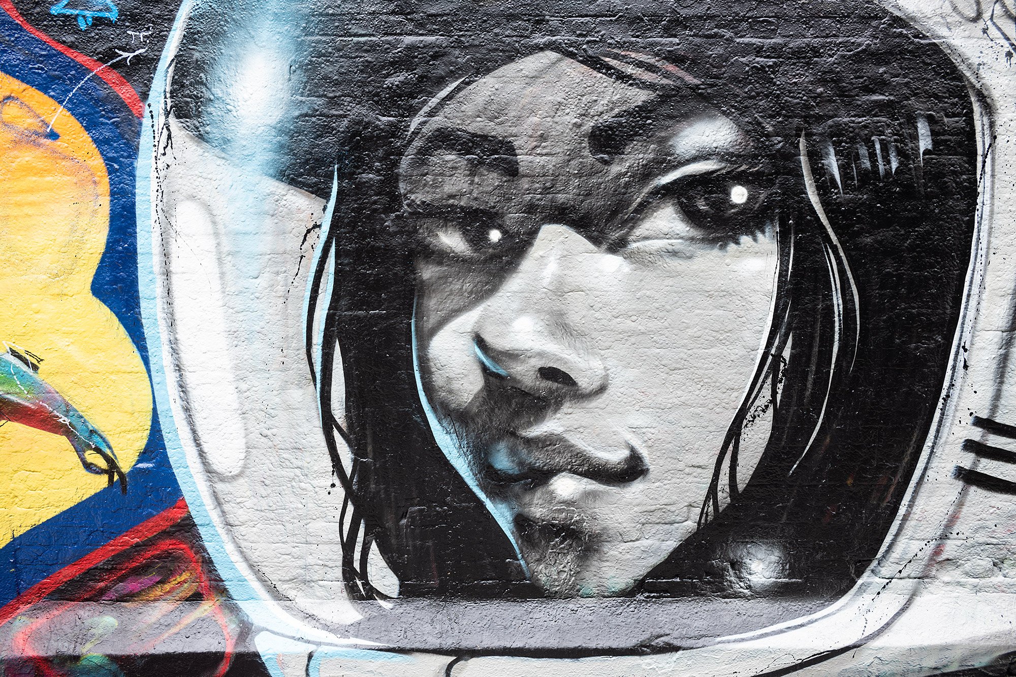 Graffiti street. Ghent, Belgium.