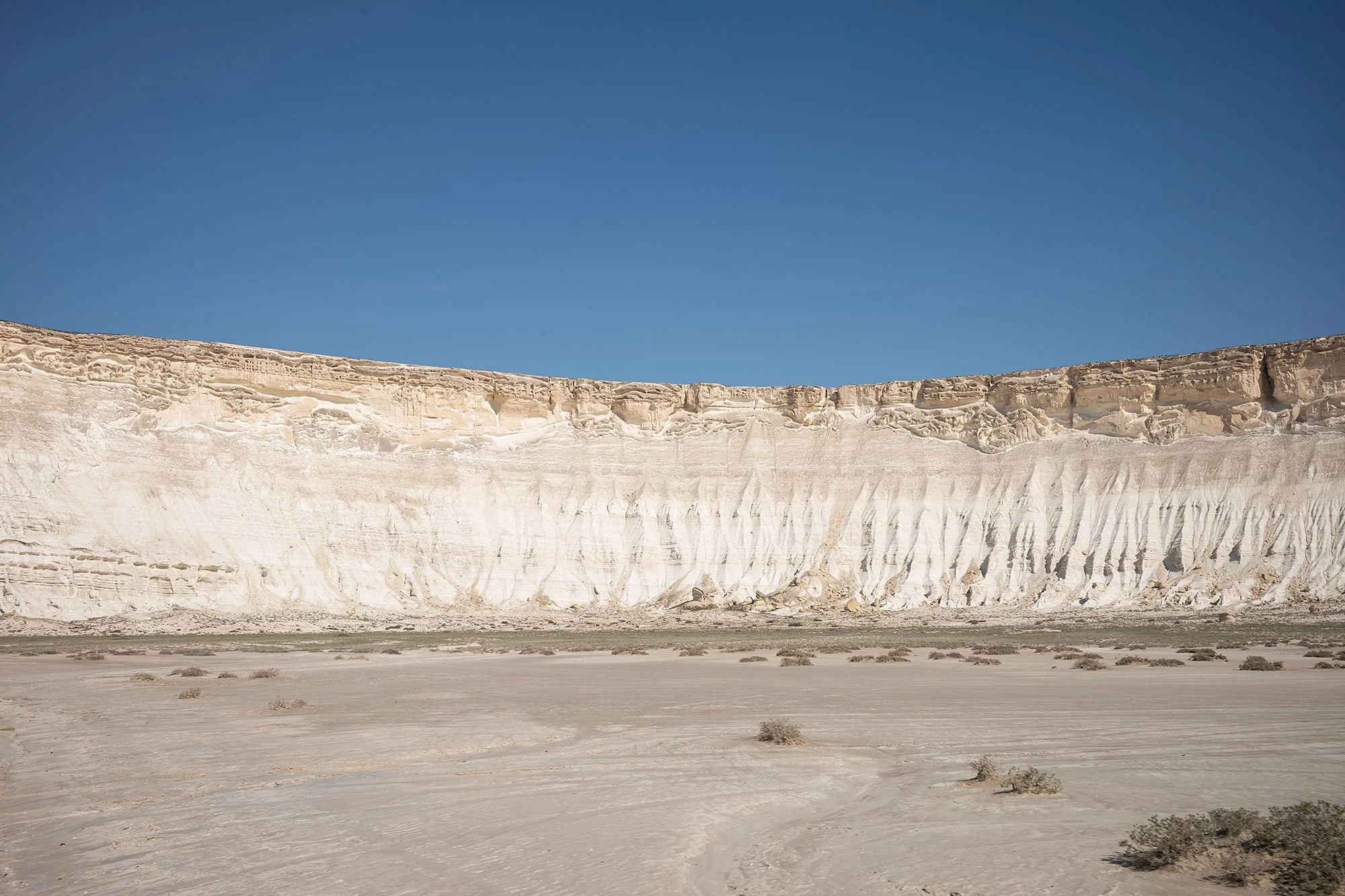 Tuzbair Salt Marsh (Sor Tuzbair), Mangystau, Kazakhstan.