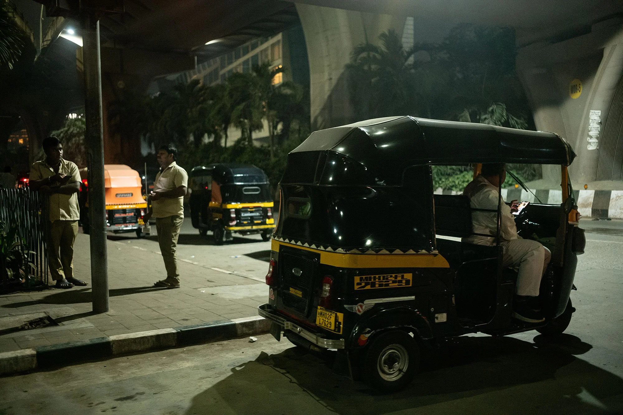 Mumbai at night, India.