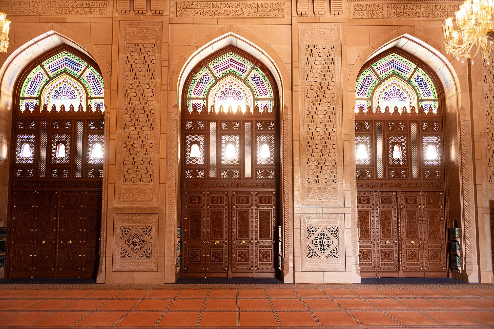 Sultan Qaboos Grand Mosque. Muscat, Oman.