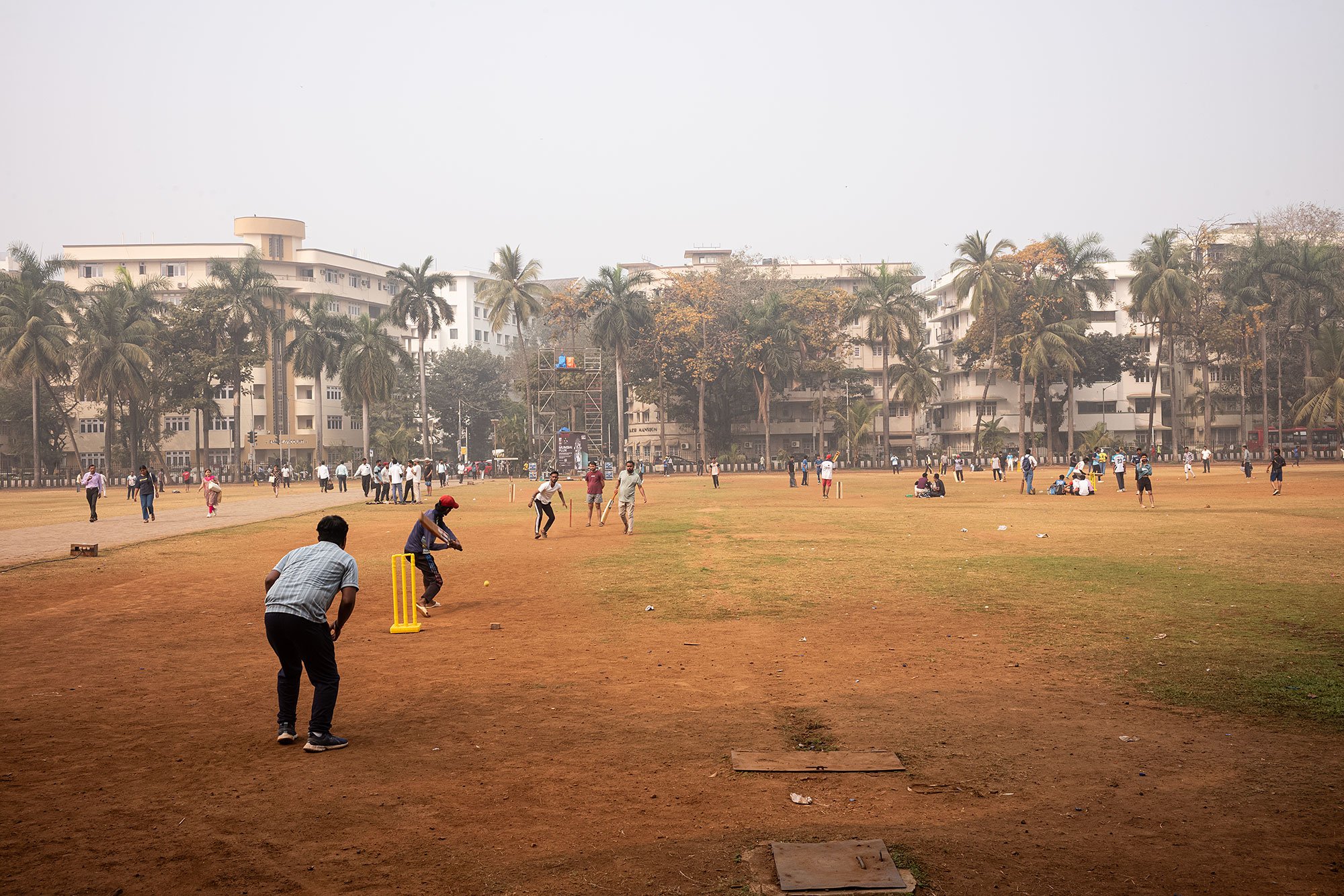 Oval Maidan. Mumbai, India.