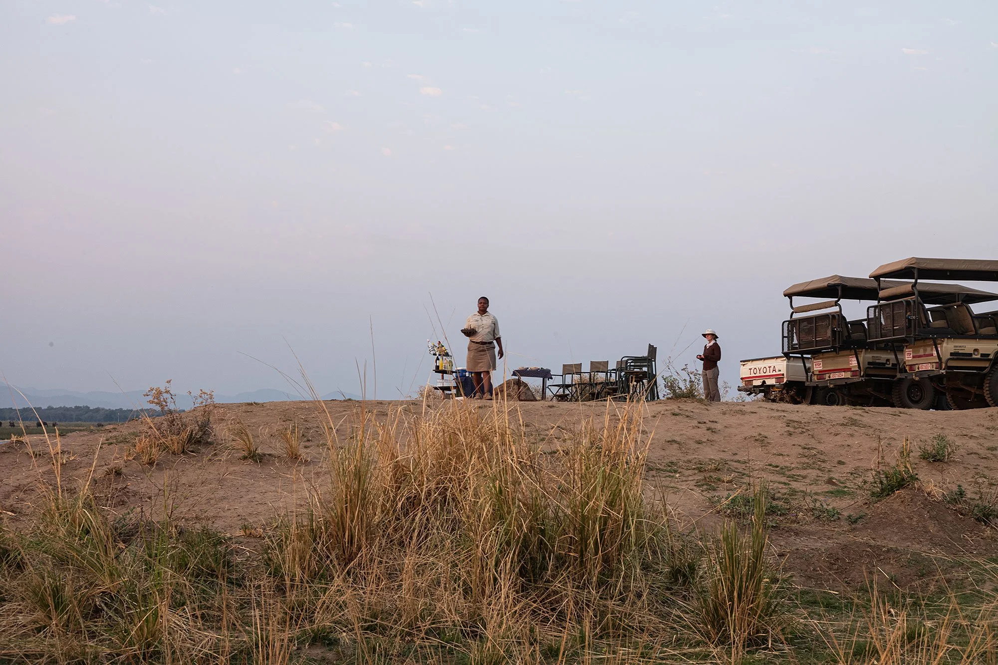 Canoeing in Mana Pools, Zimbabwe.