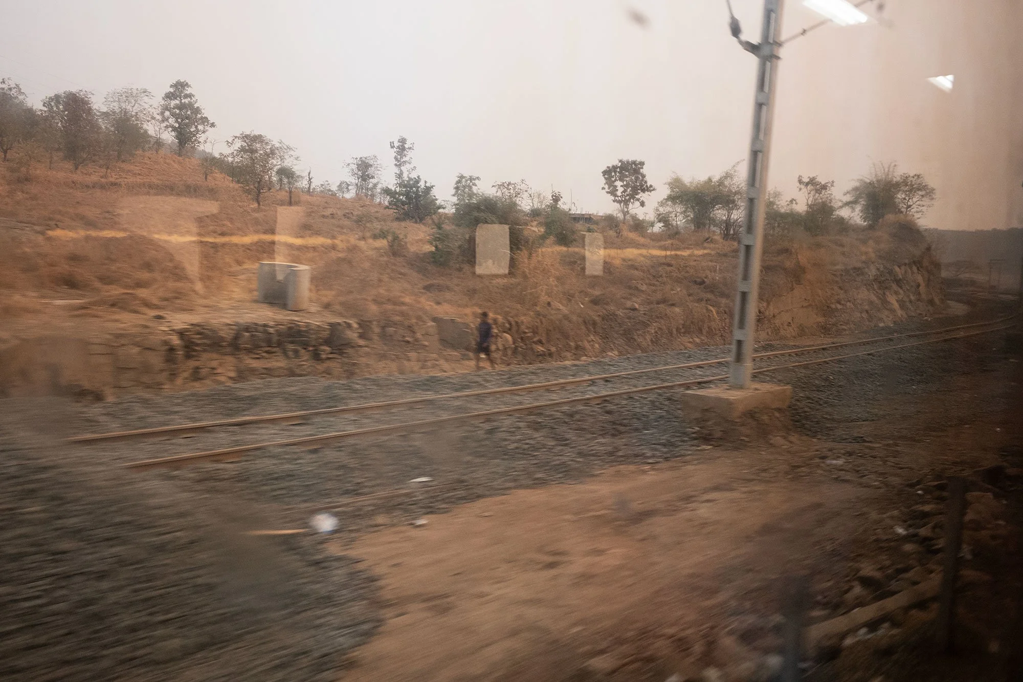 The train to Chhatrapati Sambhajinagar, India.