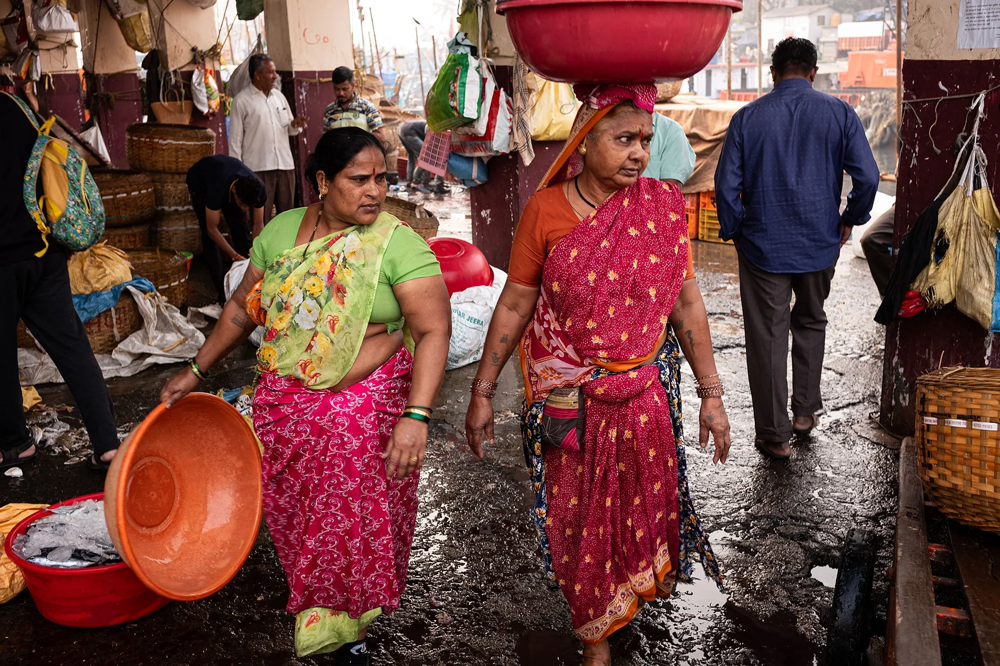 Sassoon dock jetty. Mumbai, India.
