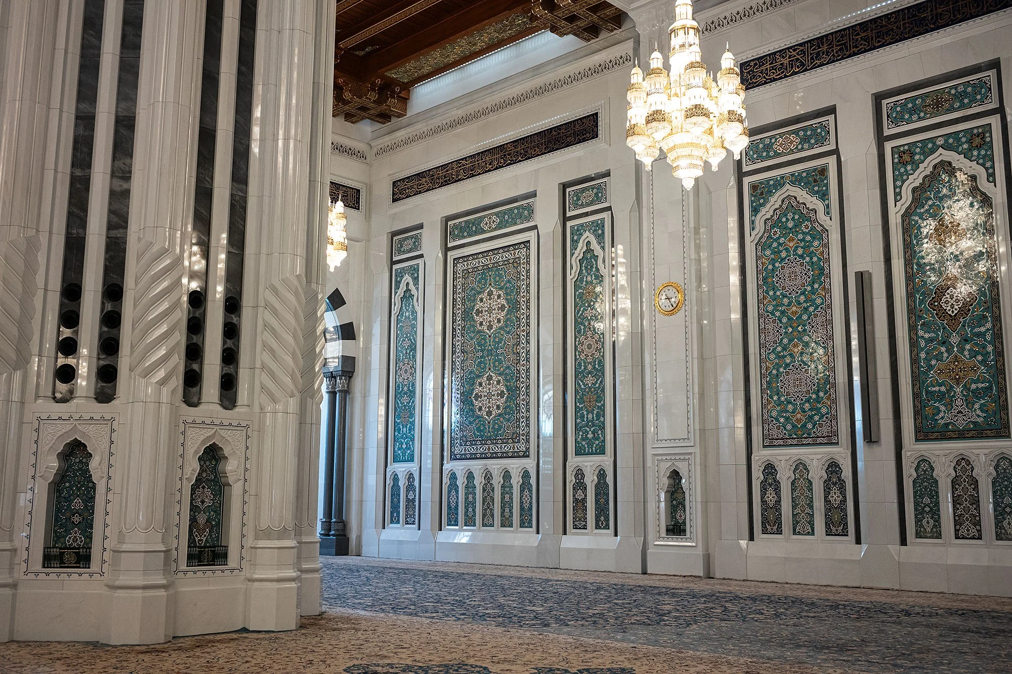Sultan Qaboos Grand Mosque. Muscat, Oman.
