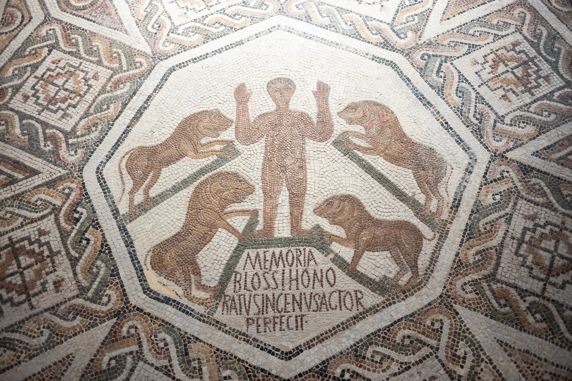 Mosaics in the Bardo Museum. Tunis, Tunisia.