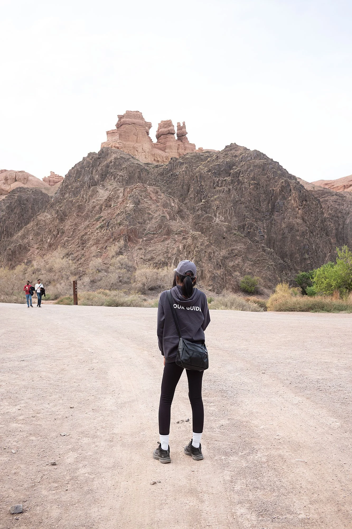 Our guide Jules. Charyn Canyon. Kazakhstan.