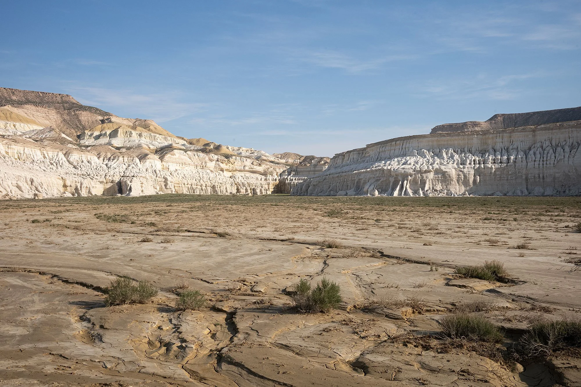 Tuzbair Salt Marsh (Sor Tuzbair), Mangystau, Kazakhstan.