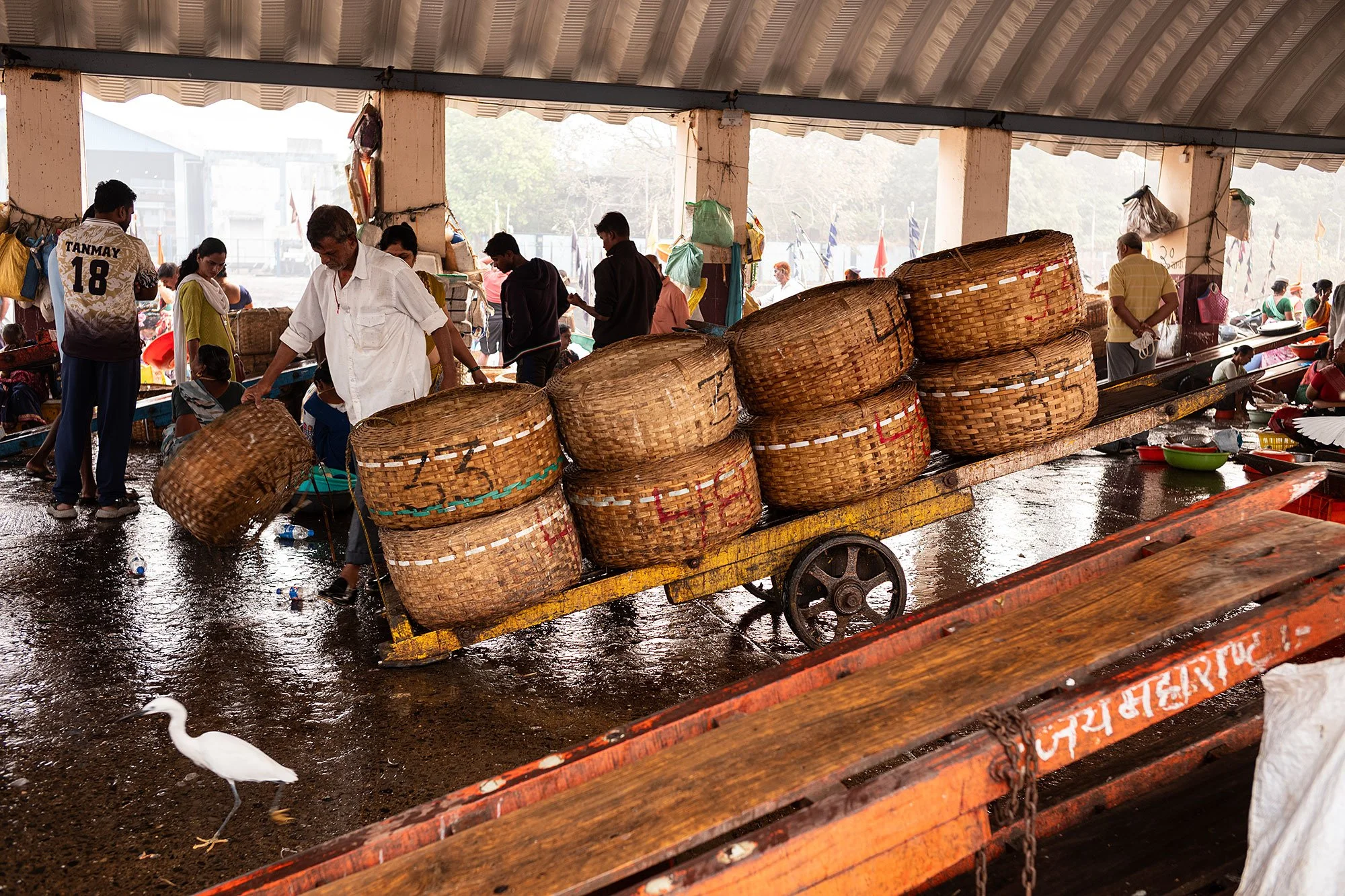 Sassoon dock jetty. Mumbai, India.