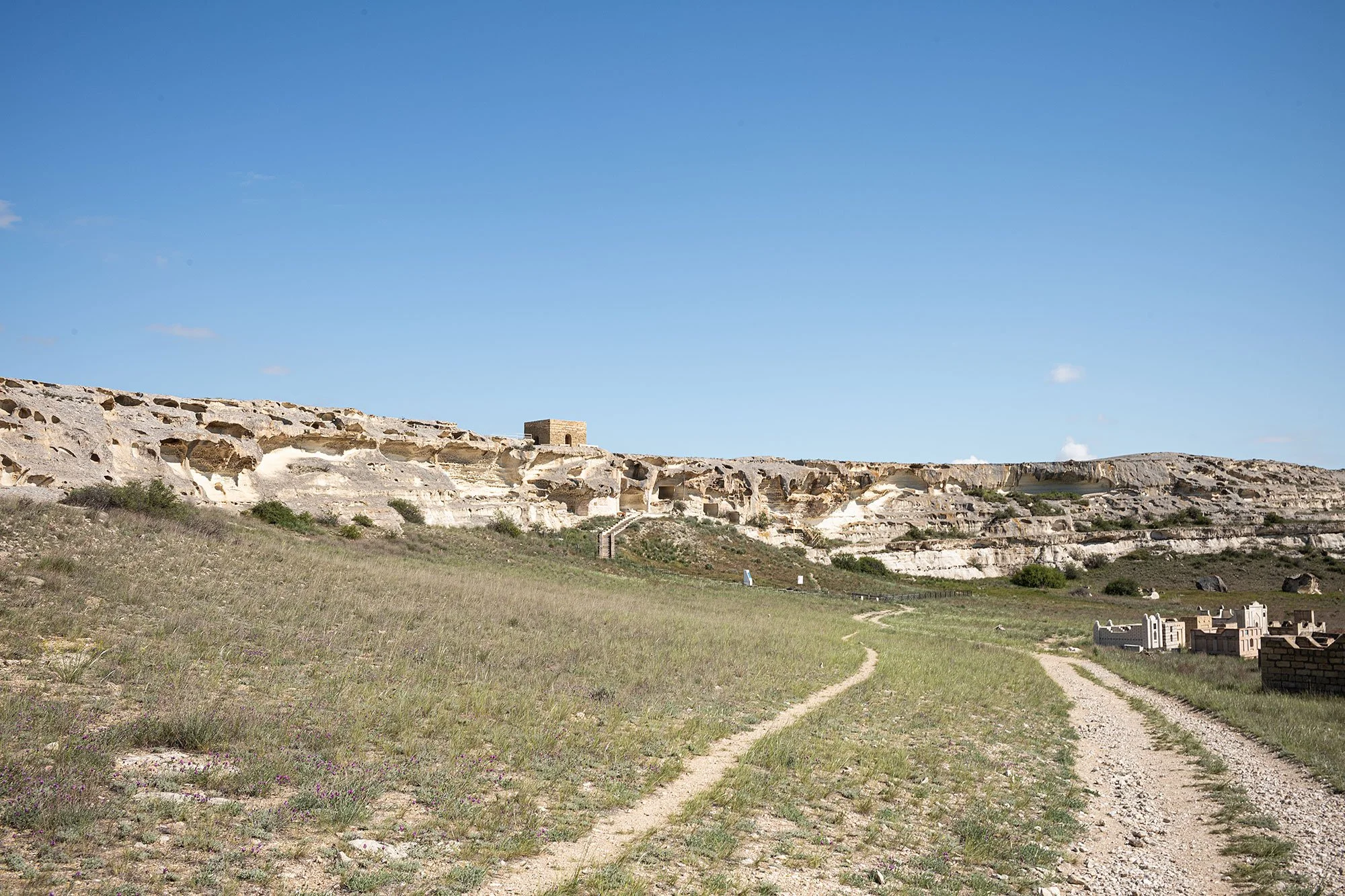 Necropolis and underground mosque of Shakpak ata. Mangystau, Kazakhstan.