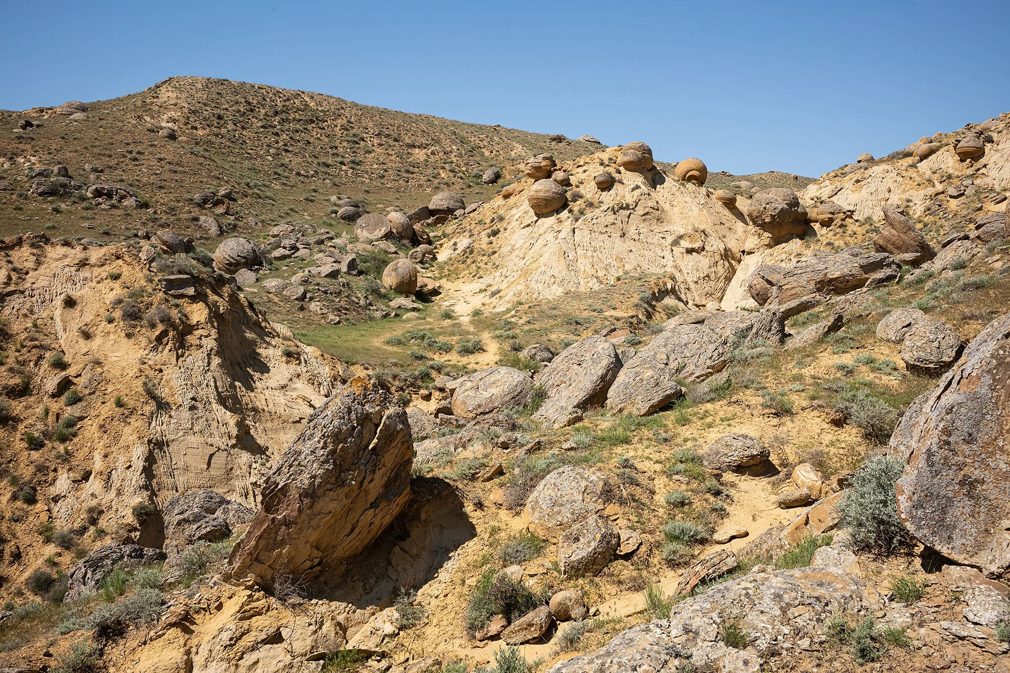 Valley of the Balls. Mangystau, Kazakhstan.