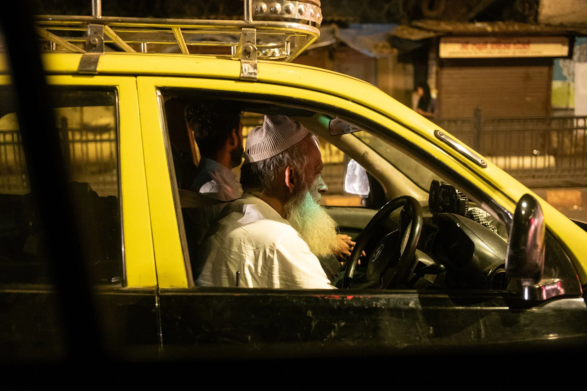 Mumbai at night, India.