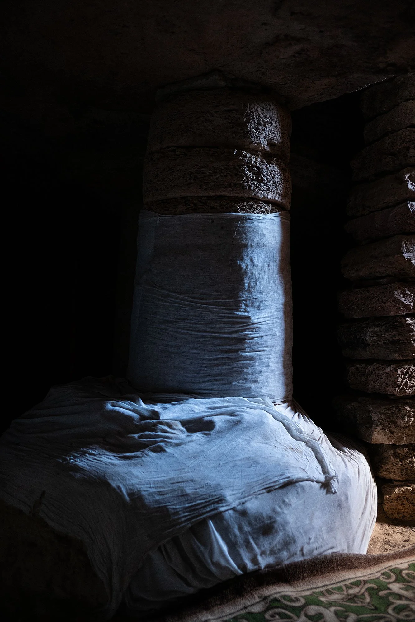 Sultan-epe Underground Mosque. Manygstau, Kazakhstan.