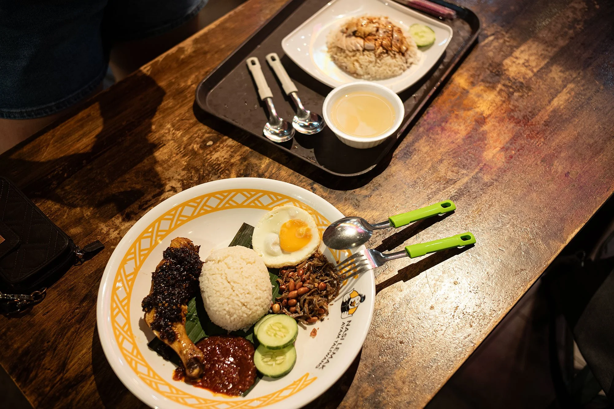Dinner at Lau Pa Sat. Singapore.