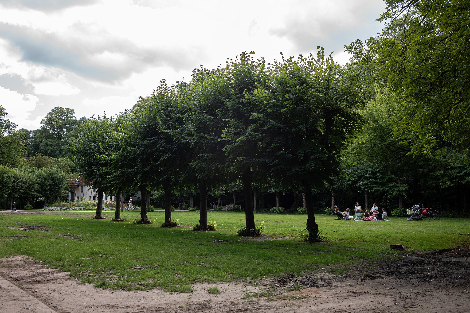 Gunpowder Tower Park. Bruges, Belgium