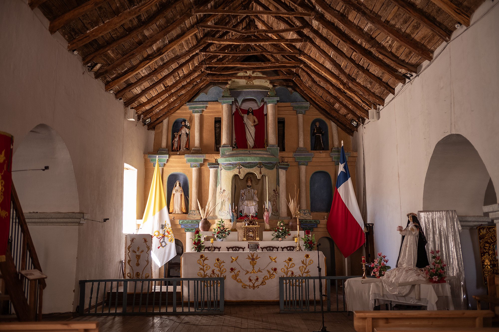 Iglesia San Pedro de Atacama, Chile.