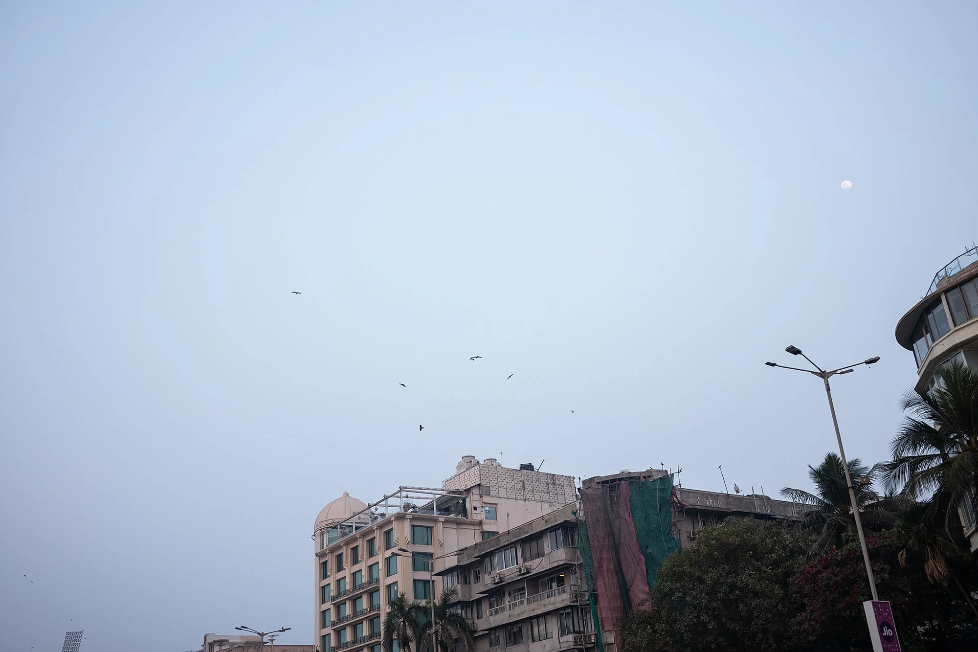 Sunset. Marine Drive. Mumbai, India