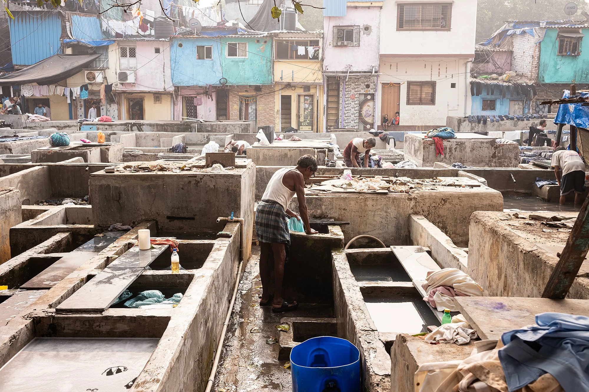 Dhobi Ghat. Mumbai, India.