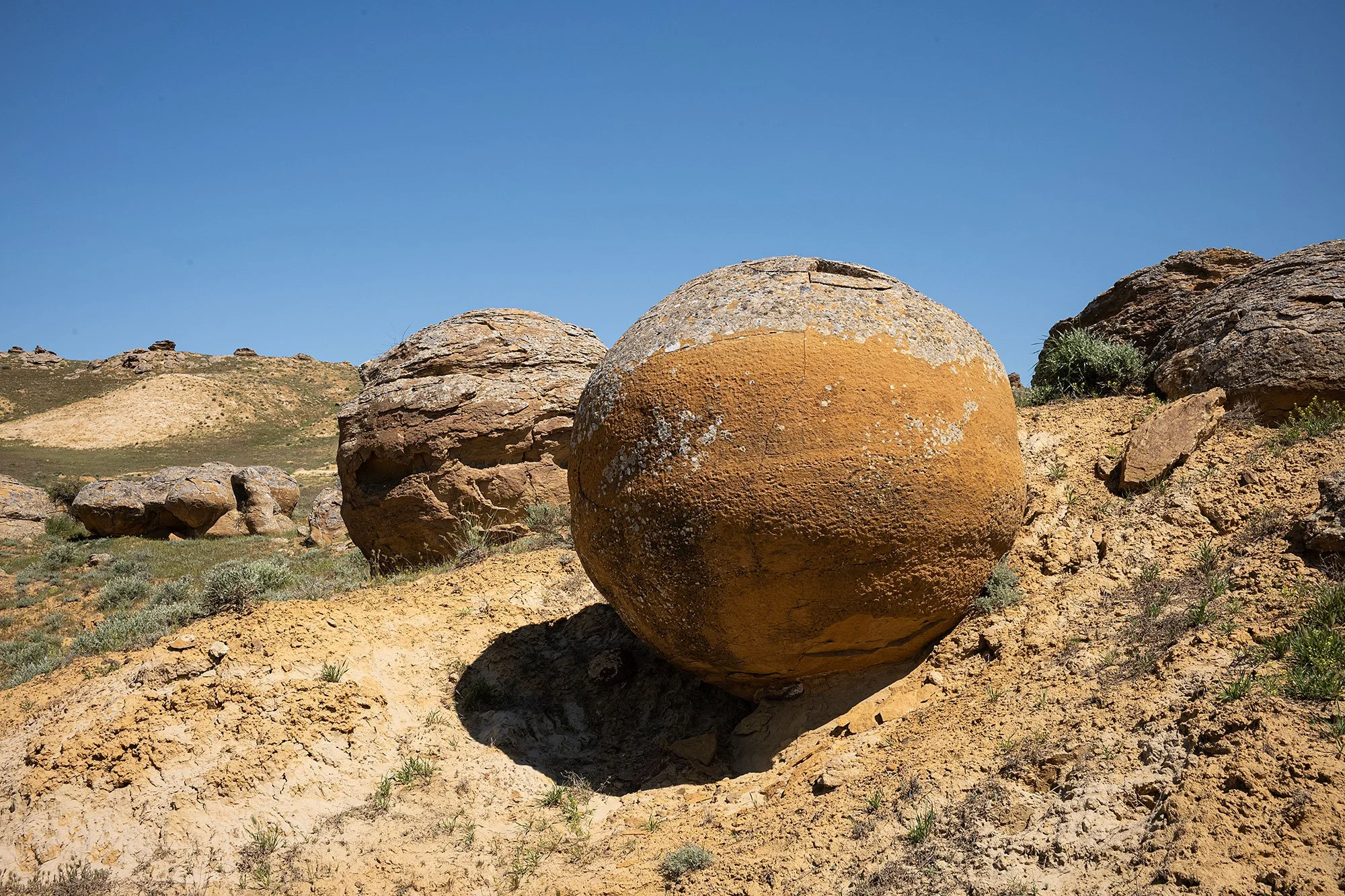 Valley of the Balls. Mangystau, Kazakhstan.