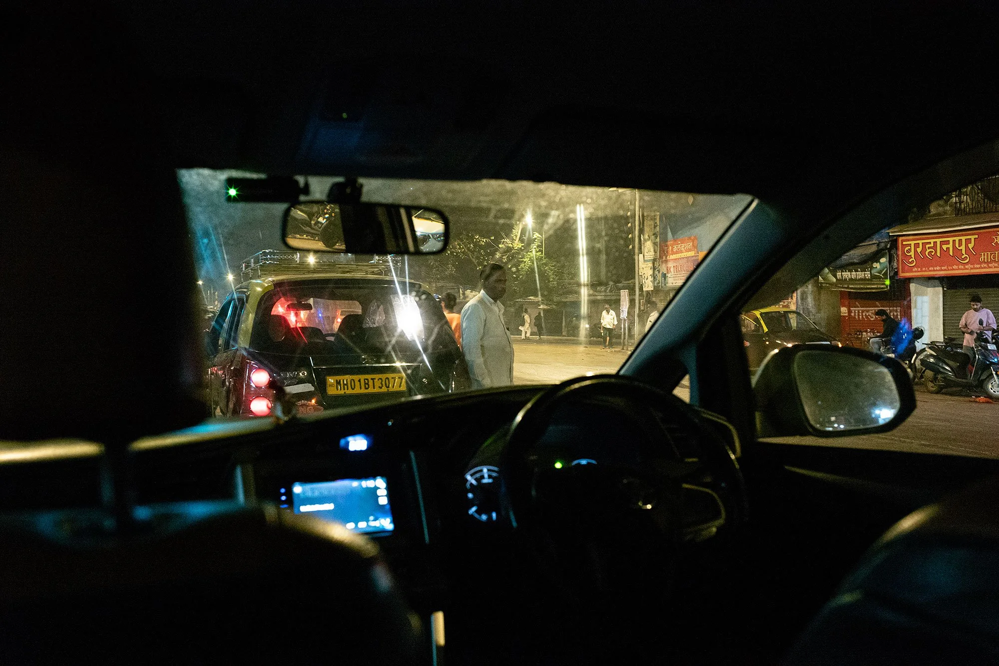 Mumbai at night, India.