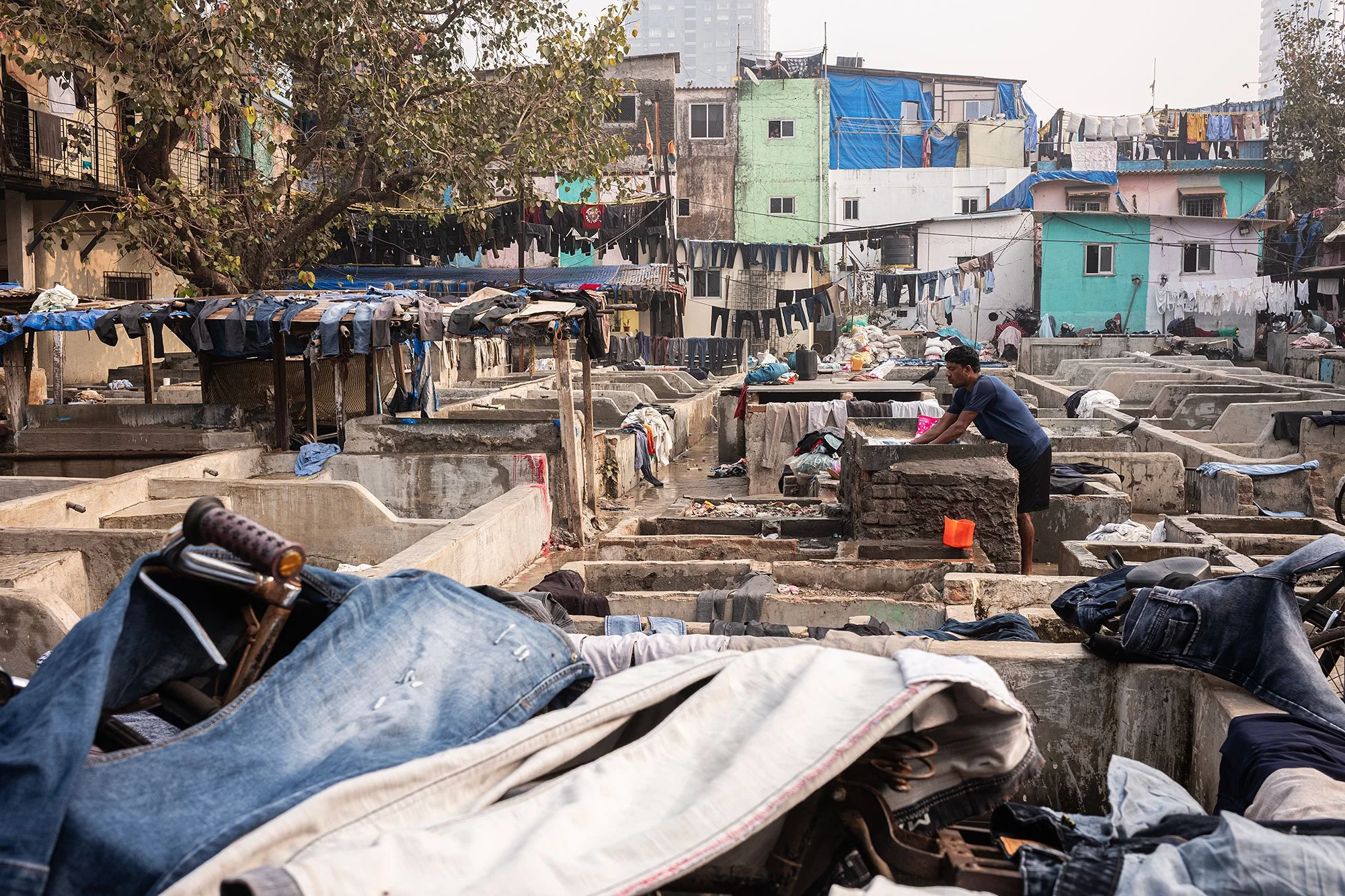 Dhobi Ghat. Mumbai, India.