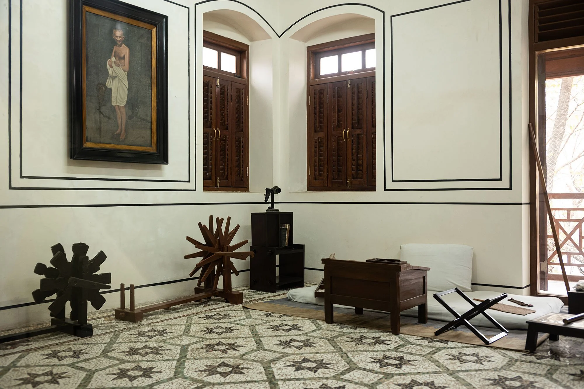 Mani Bhavan Gandhi Sangrahalaya. Mumbai, India.