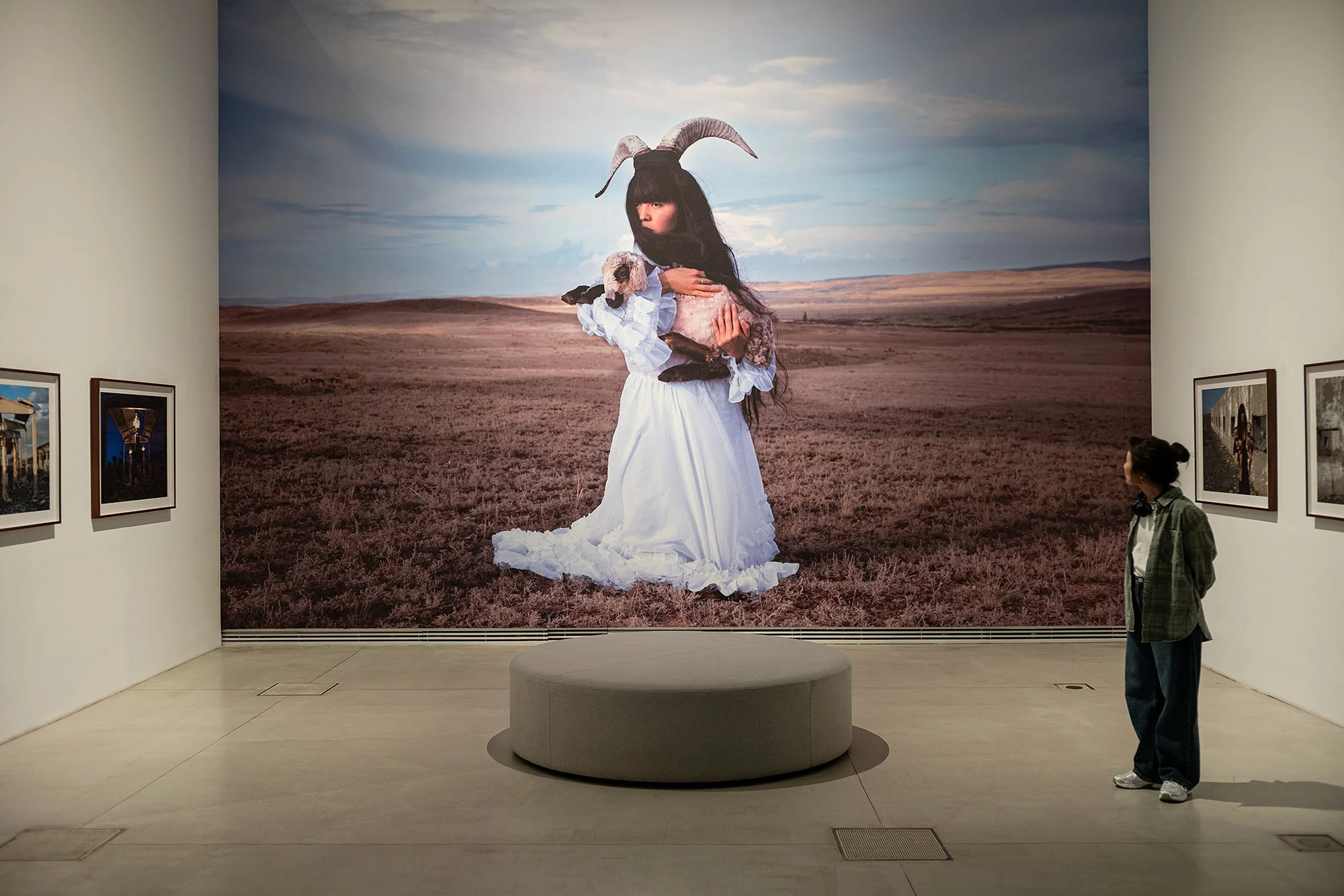 Almagul Menlibayeva at the Almaty Museum of Art, Kazakhstan.