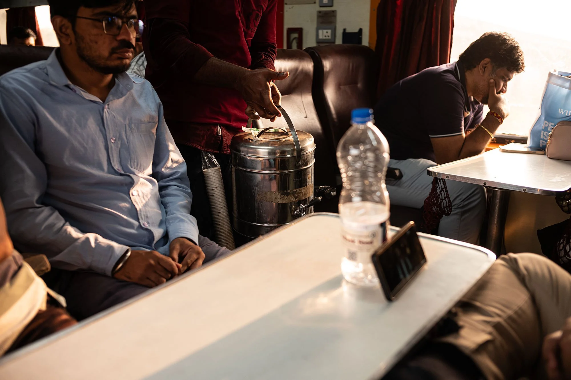 The train to Chhatrapati Sambhajinagar, India.
