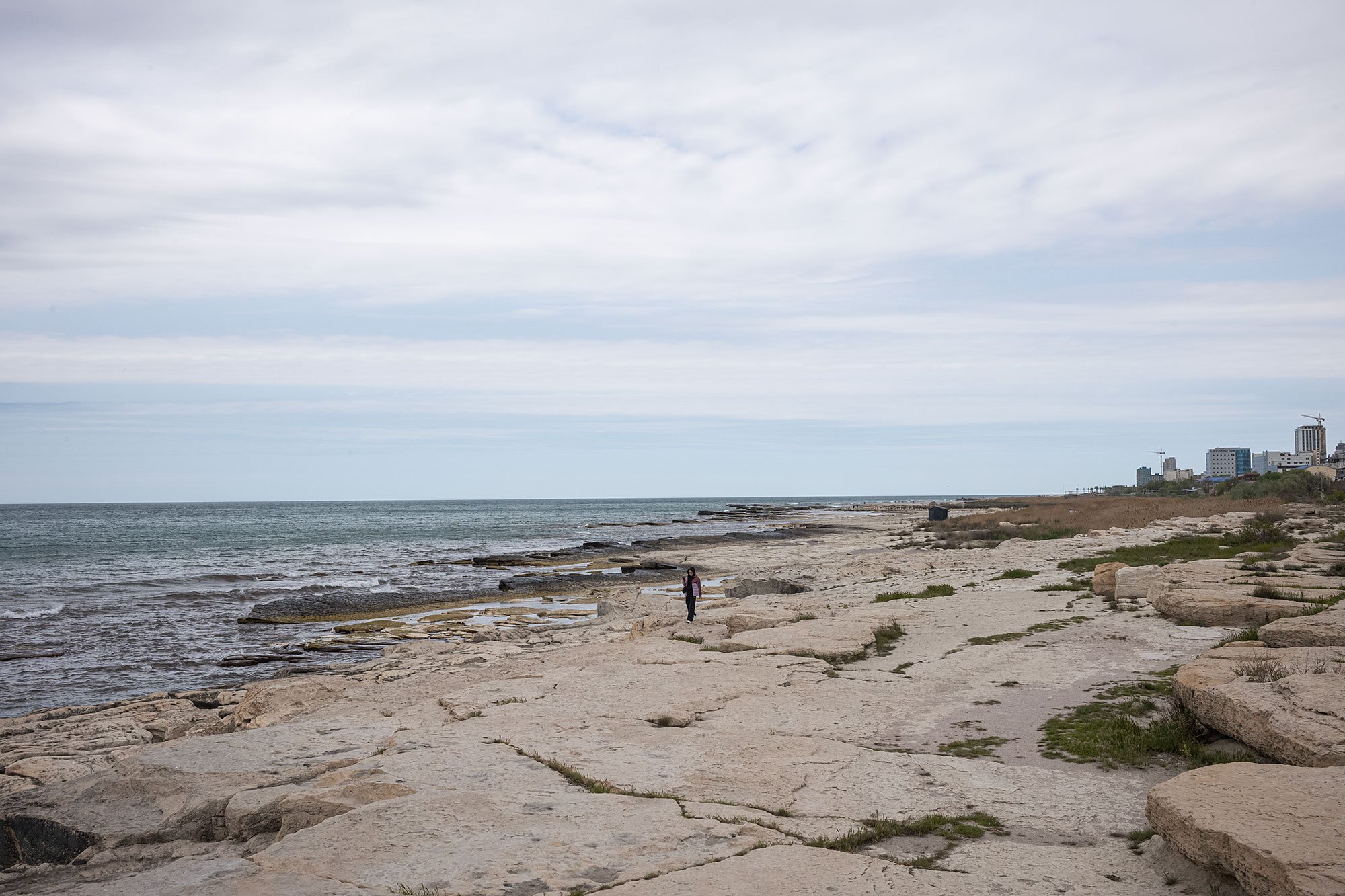 Caspian Sea. Aktau, Kazakhstan.