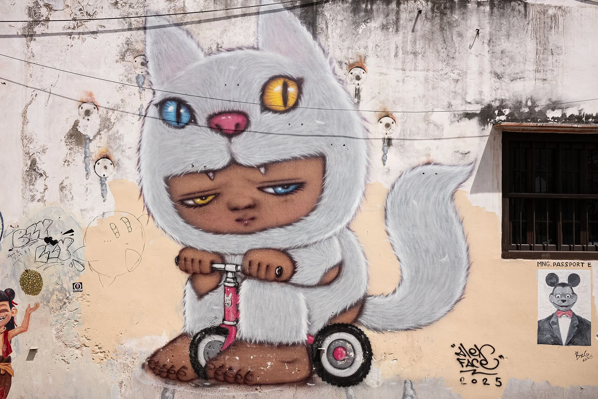 Street art. Penang, Malaysia.