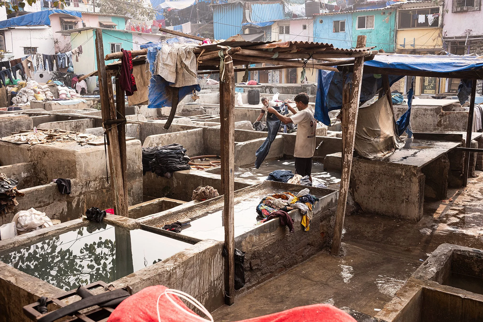 Dhobi Ghat. Mumbai, India.