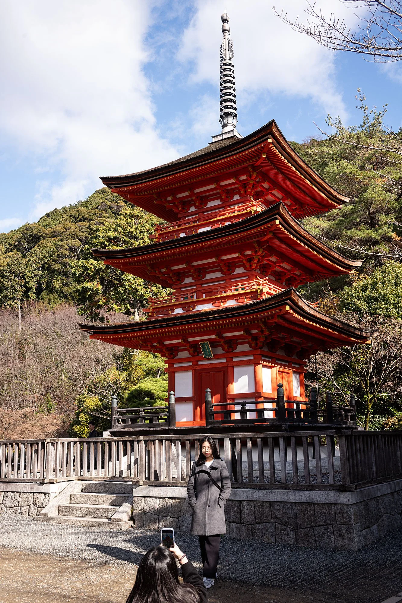 Koyasu-no-to Pagoda, Kiyomizu-dera. Kyoto, Japan.
