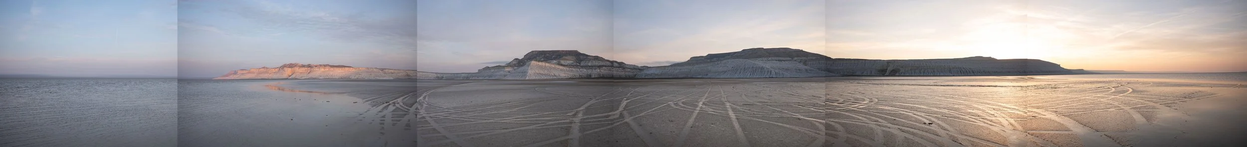 Tuzbair Salt Marsh (Sor Tuzbair), Mangystau, Kazakhstan.