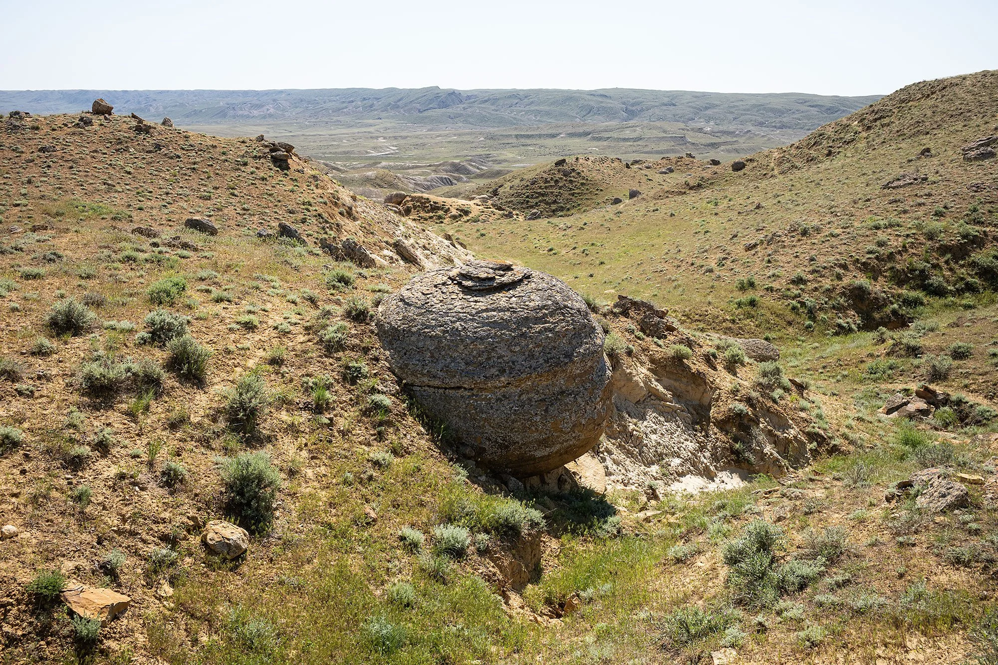 Valley of the Balls. Mangystau, Kazakhstan.
