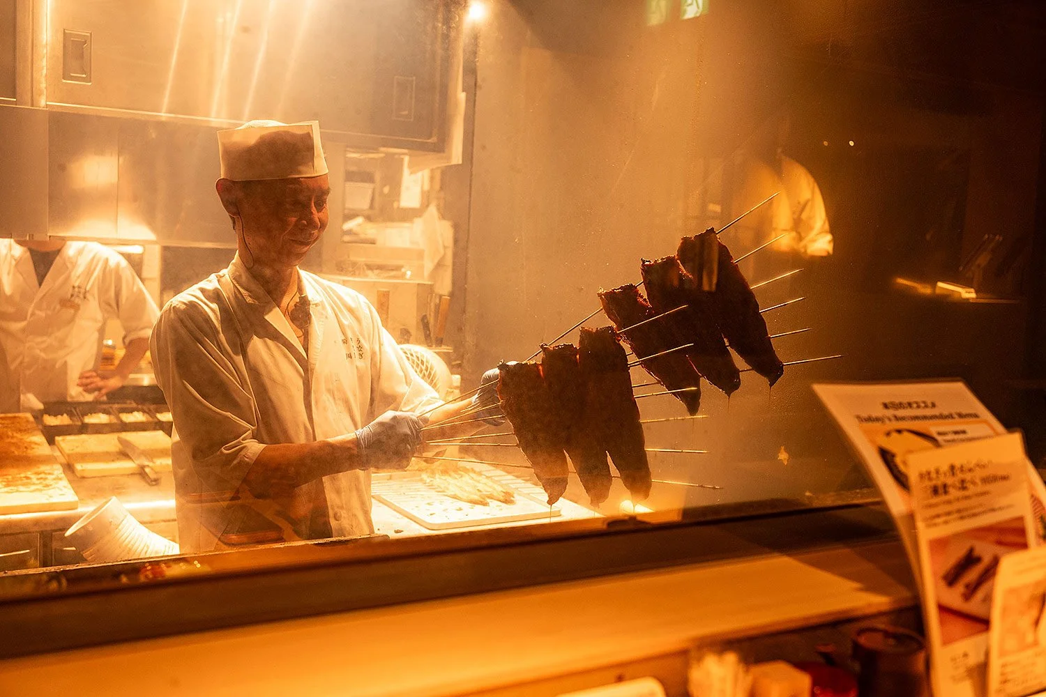 Unagi Yondaime Kikukawa Kyoto Gion Branch. Japan