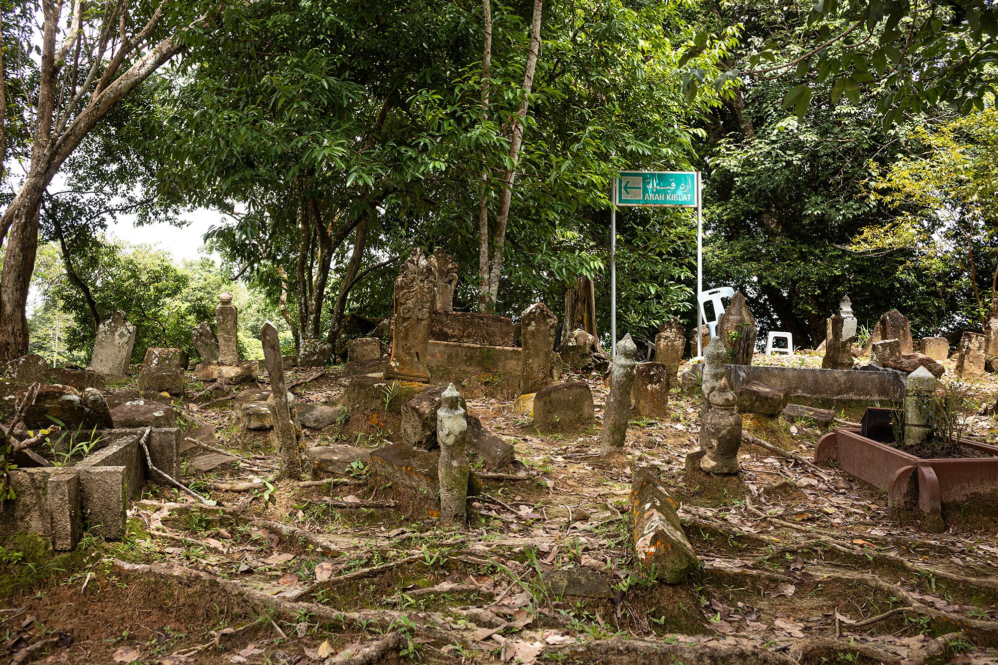 Muslim cemetery. Bandar Seri Begawan, Brunei.