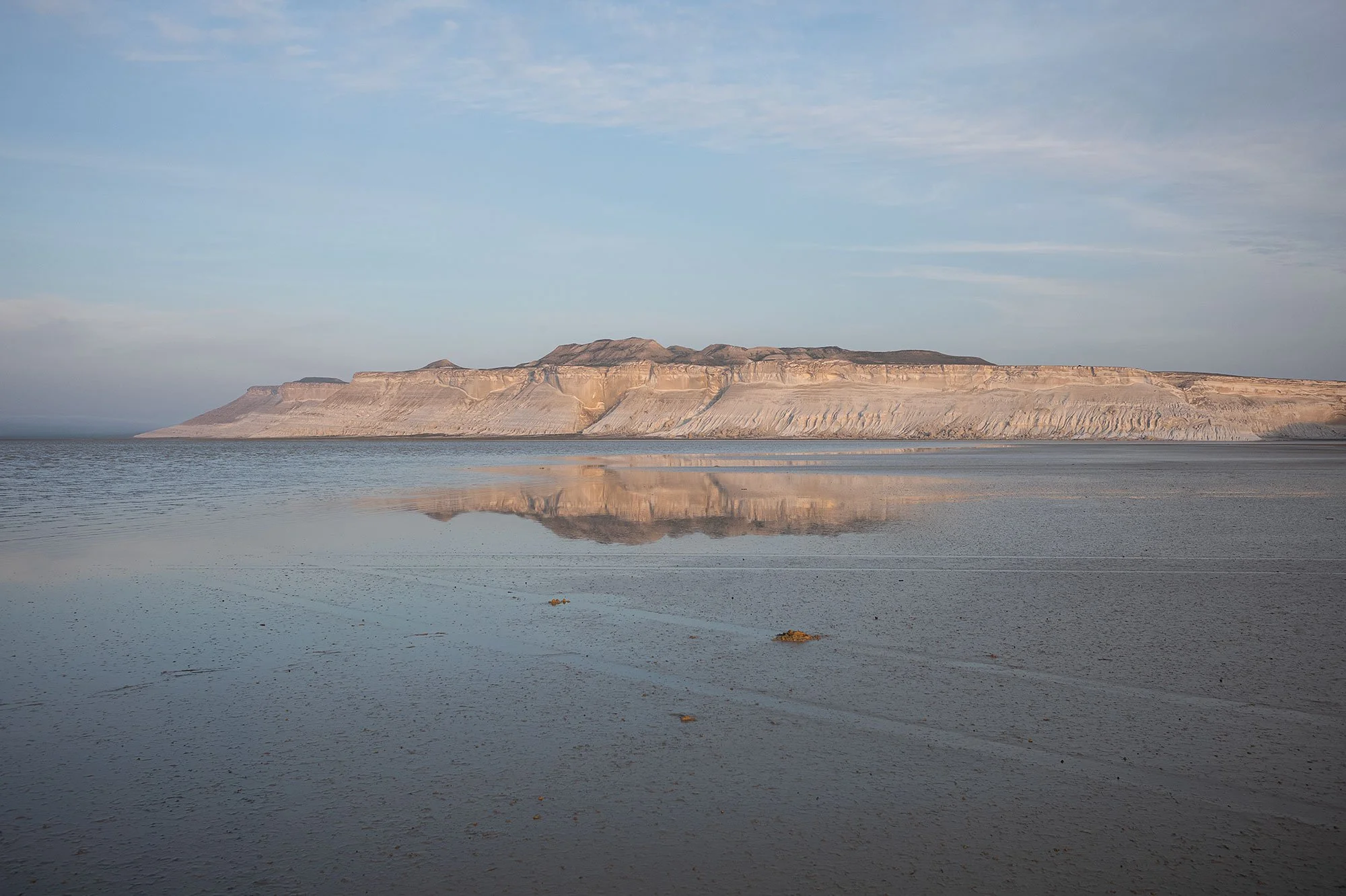 Tuzbair Salt Marsh (Sor Tuzbair), Mangystau, Kazakhstan.