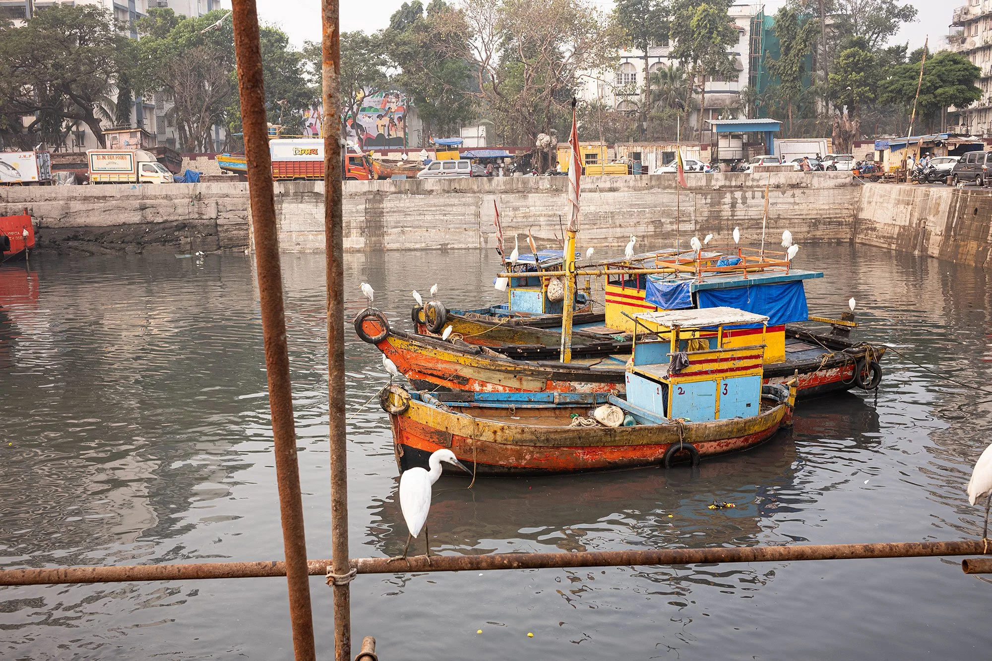 Sassoon dock jetty. Mumbai, India.