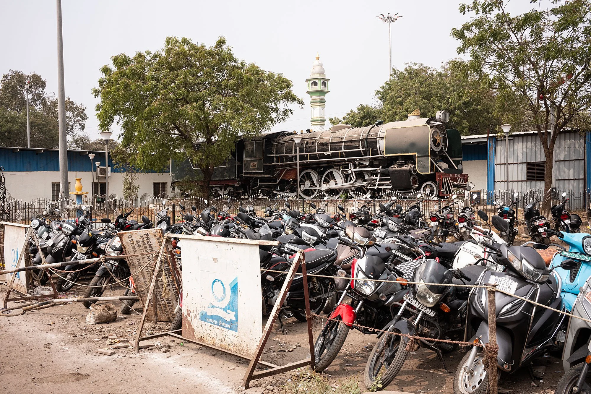 Chhatrapati Sambhajinagar railway station. India.