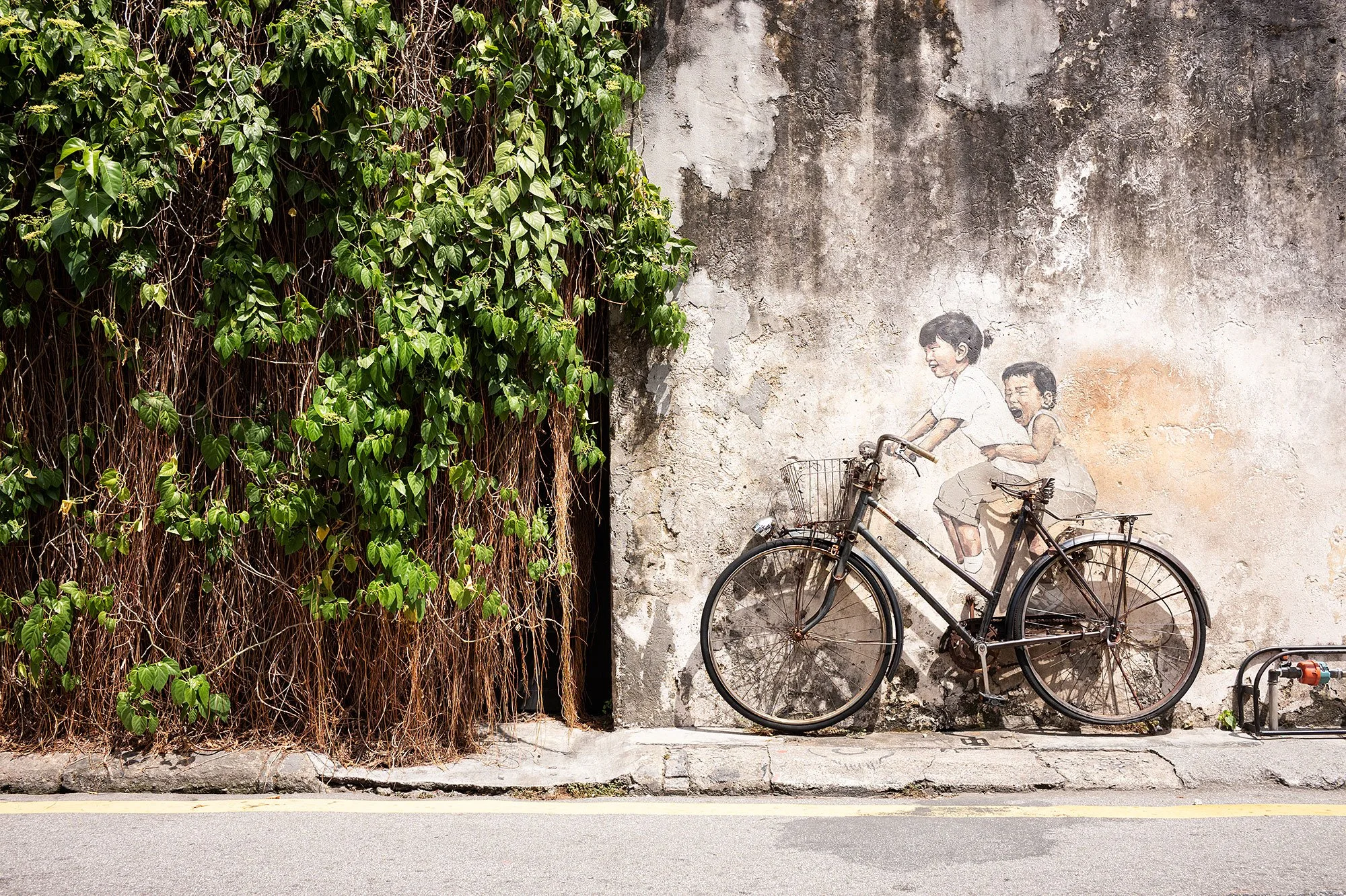 Street art. Penang, Malaysia.