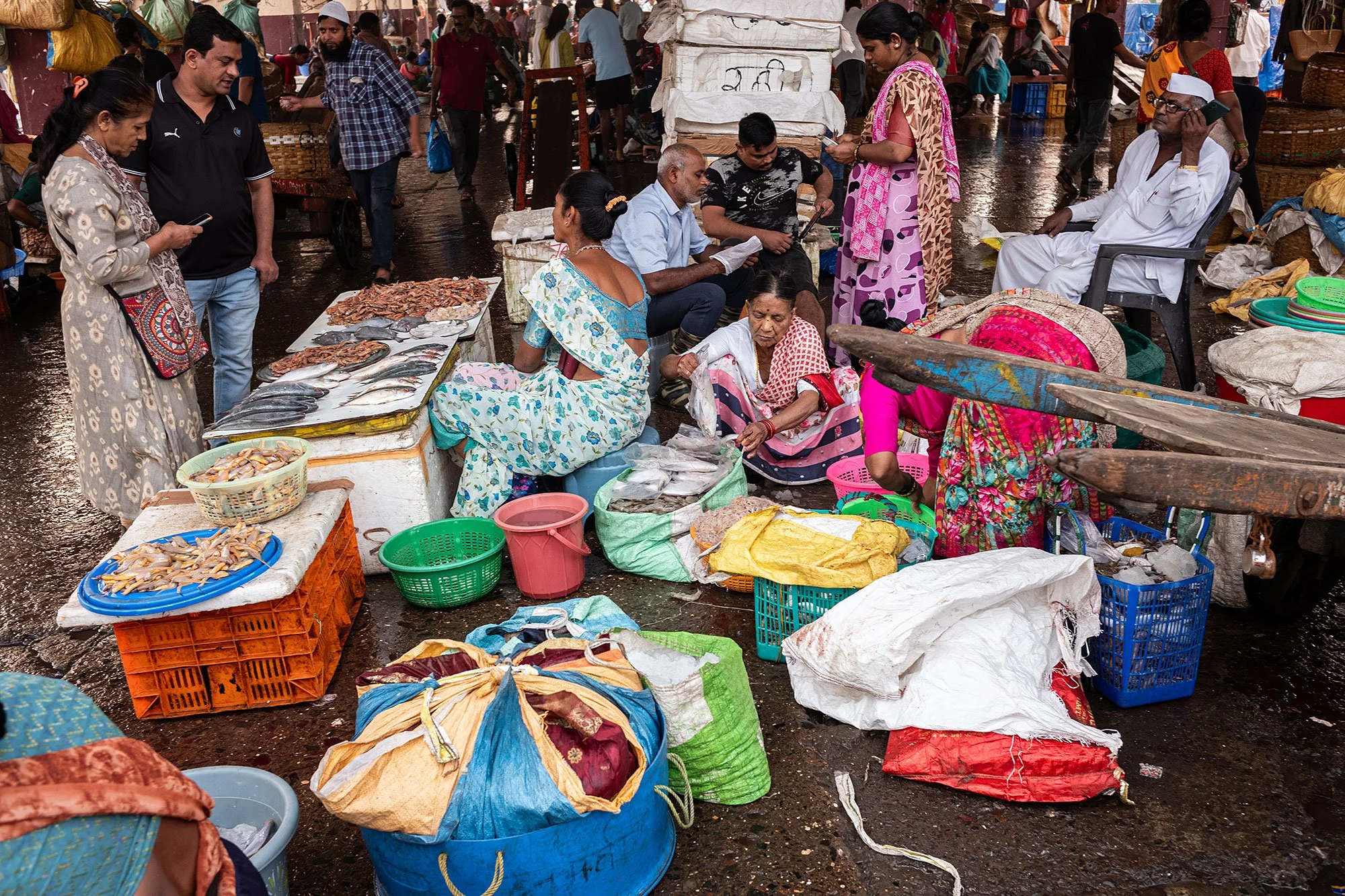 Sassoon dock jetty. Mumbai, India.