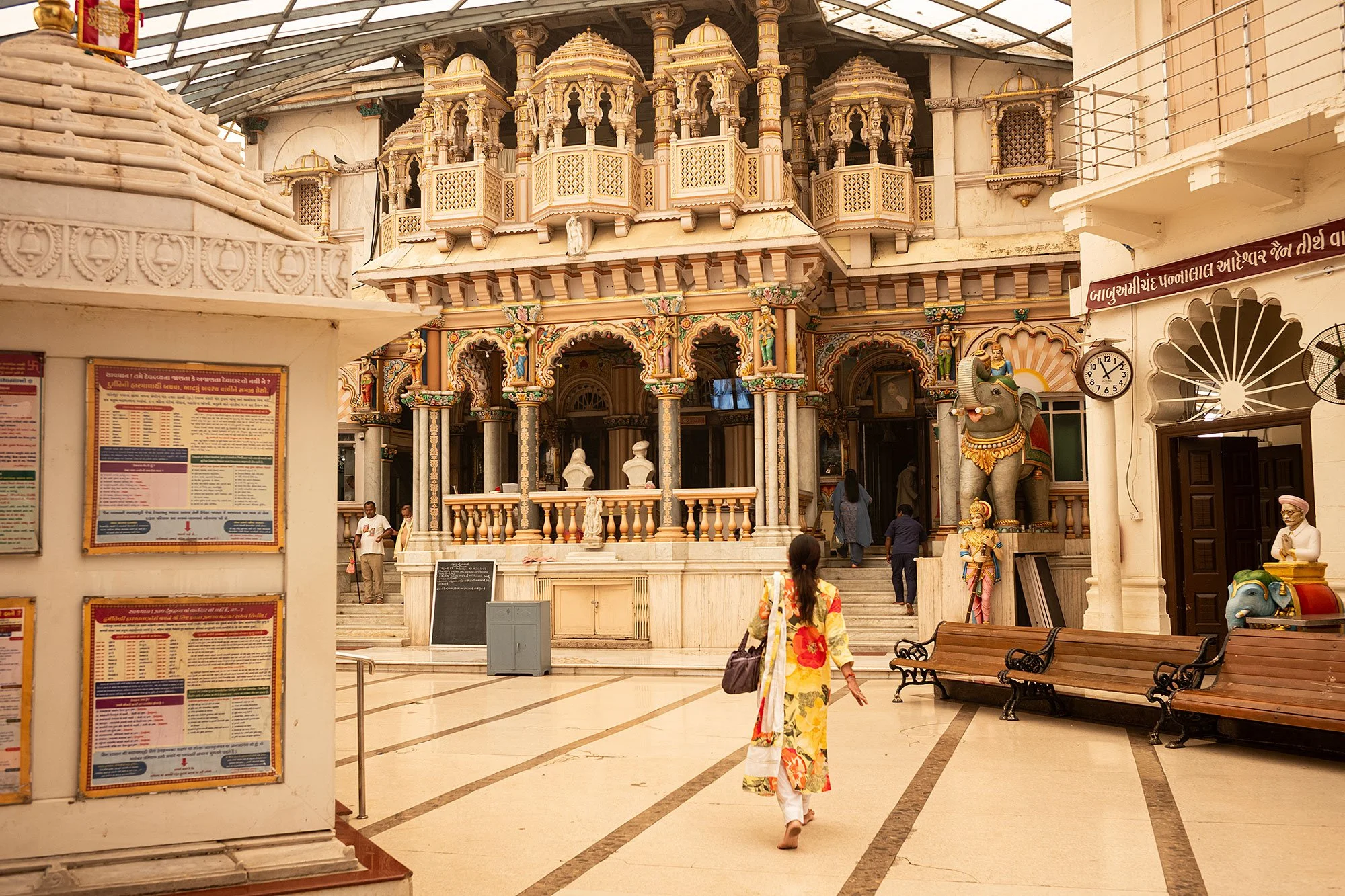Babu Amichand Panalal Adishwarji Shwetambar Jain Temple. Mumbai, India.